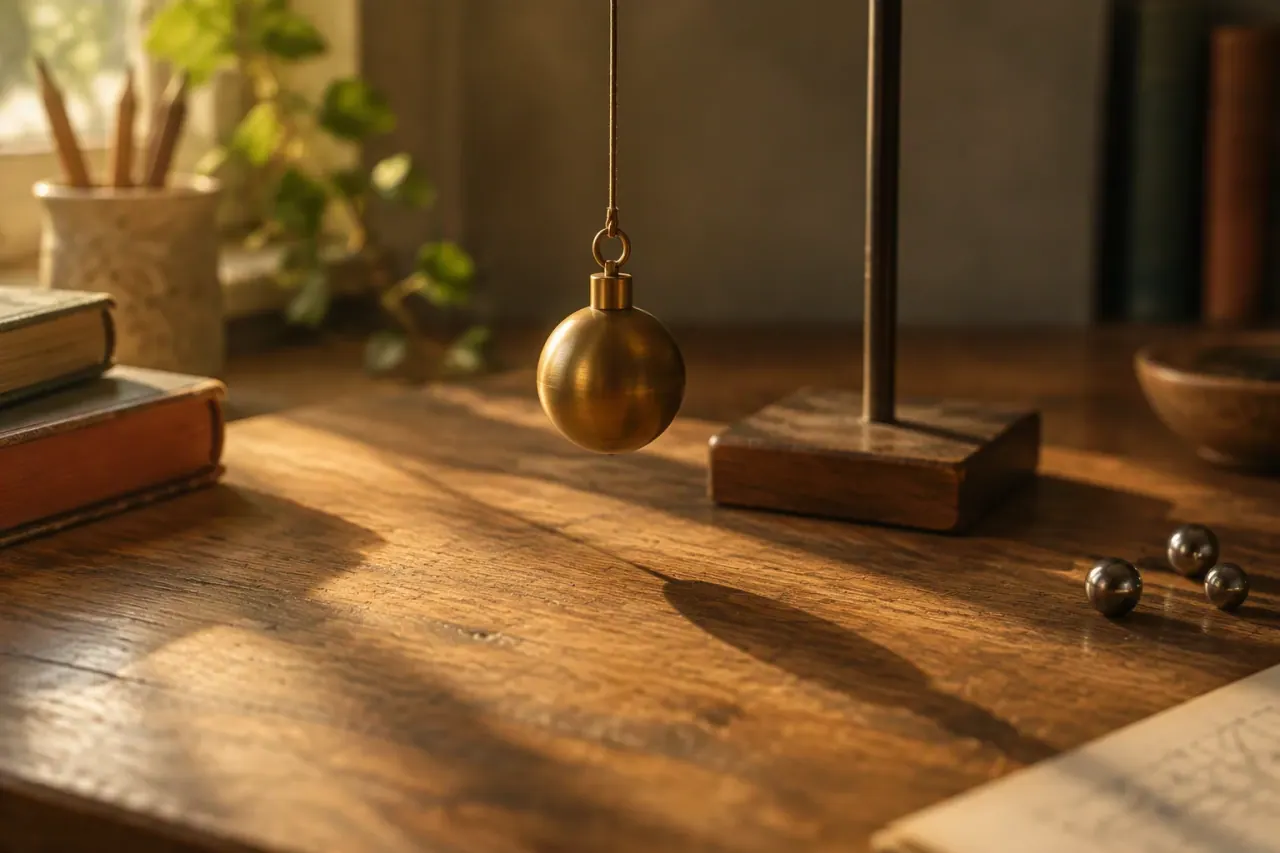 Physics equations and calculator on a study desk — Nexus Academy